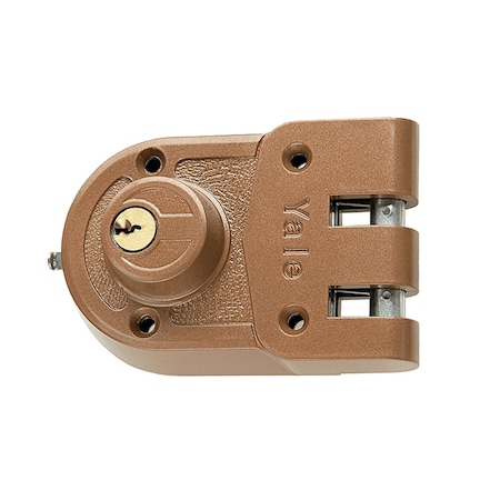 Yale Jimmy Proof Deadlock, Double Cylinder, Angle Strike 197.25